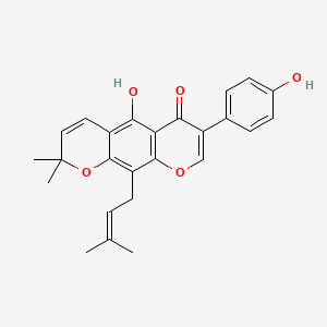 Chemical structure of Warangalone