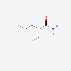 Chemical structure of Valpromide