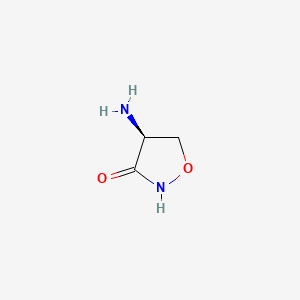 Chemical structure of DL-Cycloserine