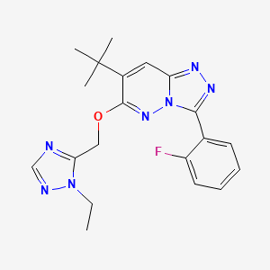 Chemical structure of TPA 023