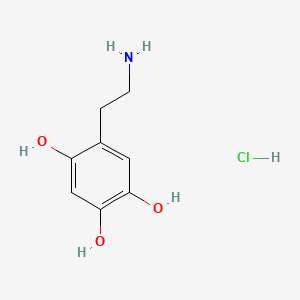 Chemical structure of 6-Hydroxydopamine hydrochloride