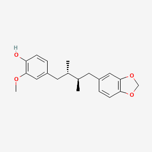 Chemical structure of Macelignan
