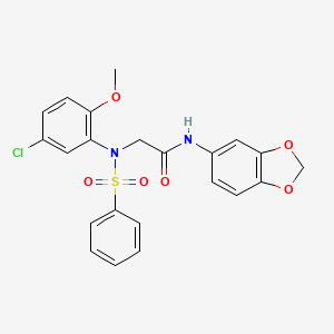 Chemical structure of LX2343