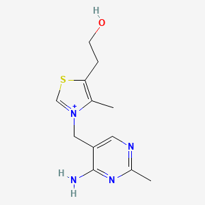 Chemical structure of Thiamine hydrochloride (Vitamin B1 hydrochloride)