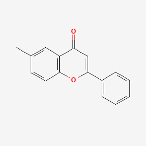Chemical structure of 6-Methylflavone