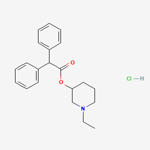 Chemical structure of Piperidolate hydrochloride