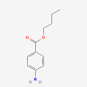 Chemical structure of Butyl 4-aminobenzoate