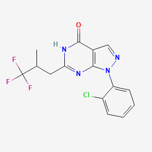 Chemical structure of BAY 73-6691 racemate