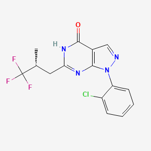 Chemical structure of BAY 73-6691 ((R)-BAY 73-6691)