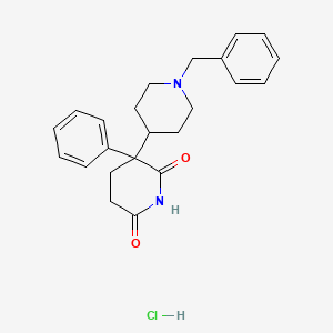 Chemical structure of Benzetimide Hydrochloride