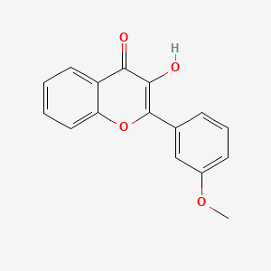 Chemical structure of 3'-Methoxyflavonol