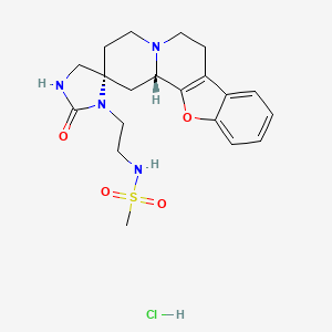 Chemical structure of Vatinoxan hydrochloride (MK-467 hydrochloride)