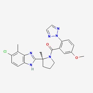 Chemical structure of Daridorexant