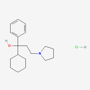 Chemical structure of Procyclidine hydrochloride