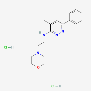 Chemical structure of Minaprine Hydrochloride