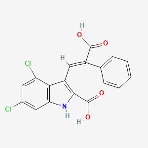 Chemical structure of MDL 105519