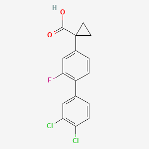 Chemical structure of Itanapraced (CHF5074)