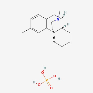 Chemical structure of Dimemorfan phosphate
