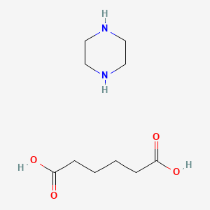 Chemical structure of Piperazine adipate