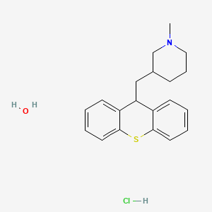 Chemical structure of Metixene hydrochloride hydrate