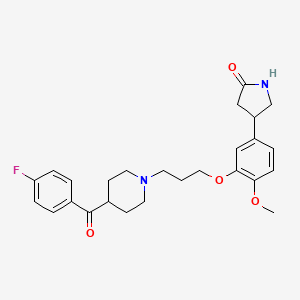 Chemical structure of Lidanserin