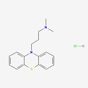 Chemical structure of Promazine hydrochloride