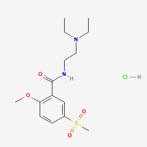 Chemical structure of Tiapride hydrochloride