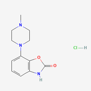 Chemical structure of Pardoprunox hydrochloride