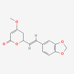 Chemical structure of Methysticin (DL-Methysticin)