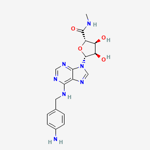 Chemical structure of AB-MECA