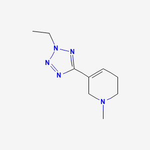 Chemical structure of Alvameline