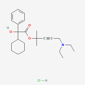 Chemical structure of Temiverine hydrochloride
