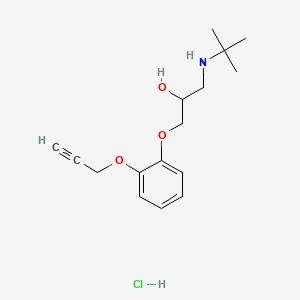 Chemical structure of Pargolol hydrochloride