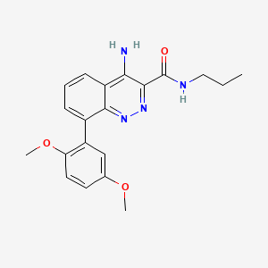 Chemical structure of AZD-6280