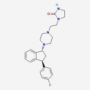 Chemical structure of Irindalone