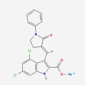 Chemical structure of GV-196771A