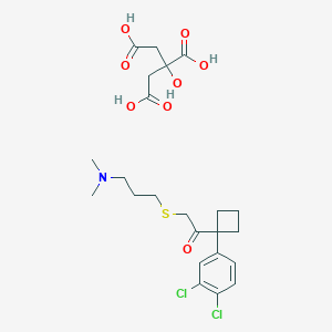 Chemical structure of SPD-473 citrate