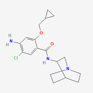 Chemical structure of Pancopride (LAS 30451)