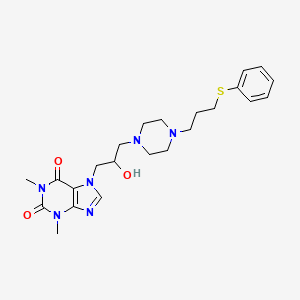 Chemical structure of Tazifylline