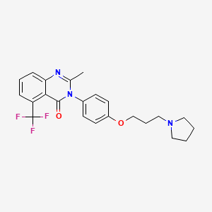 Chemical structure of MK-0249