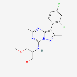 Chemical structure of DMP 696