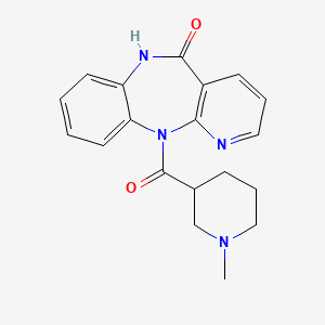 Chemical structure of Rispenzepine