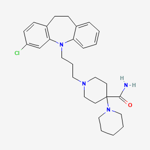 Chemical structure of Clocapramine