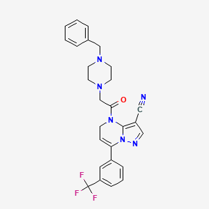 Chemical structure of CL-275838