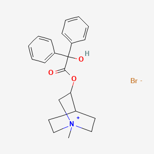 Chemical structure of Clidinium Bromide