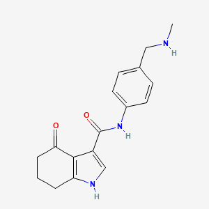 Chemical structure of CP-409092