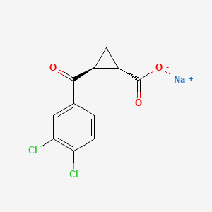 Chemical structure of UPF-648 sodium salt