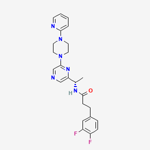 Chemical structure of (-)-(S)-B-973B