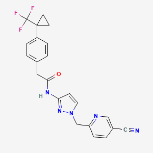 Chemical structure of ACT-709478