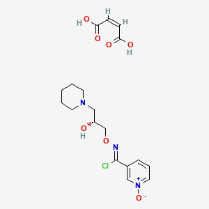 Chemical structure of Arimoclomol maleate